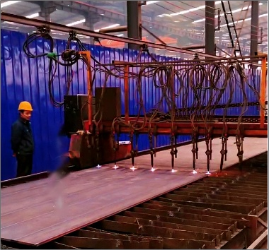 甘肃文殊镇钢结构车间数控等离子切割机